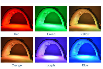 Gesichtsmaske für Rotlichttherapie